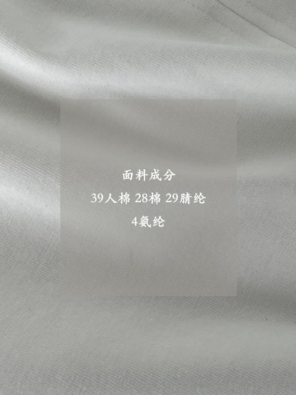 【cimz6565】韓系時髦設計感✨不規則綁帶收腰顯瘦百搭短袖T恤上衣260612