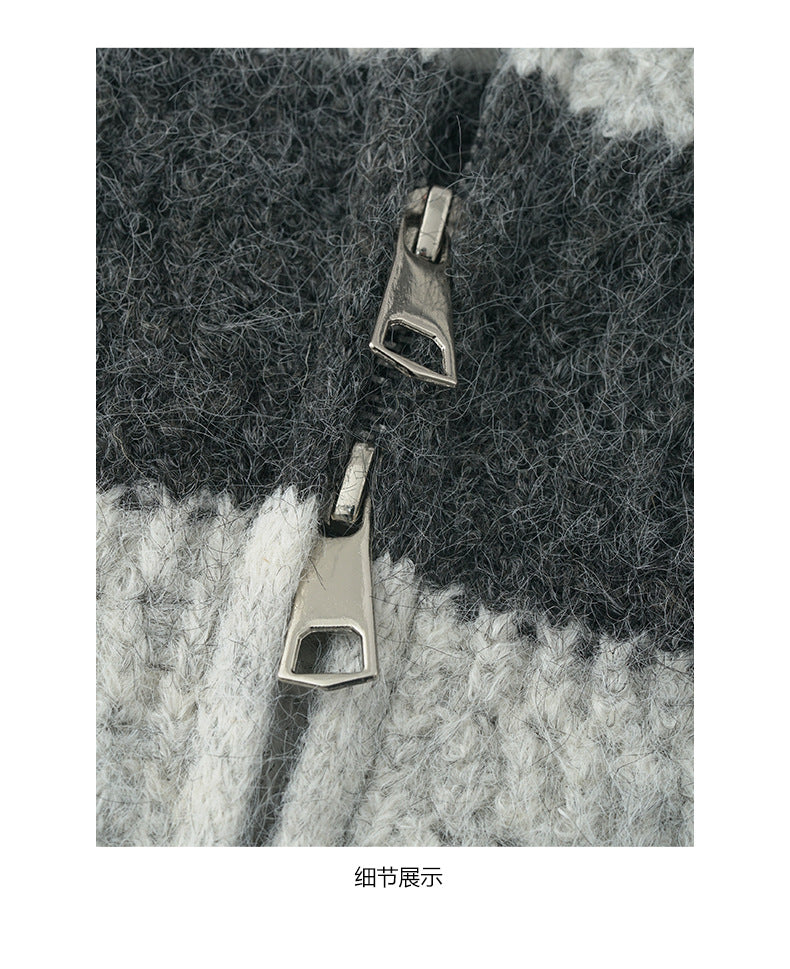 【H5494】實拍復古立體針織外套251109