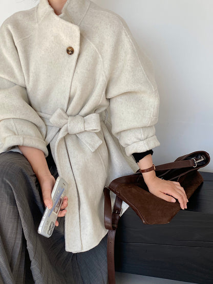 【cimzD6616】實拍高級大氣款雙面羊毛呢廓形外套大衣（100羊毛）251120