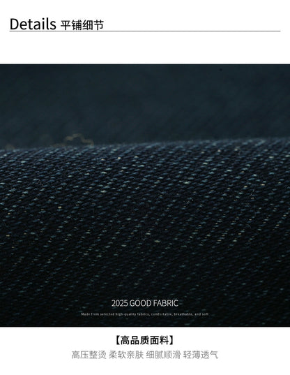 【H5483】實拍S~XL復古加厚水洗直筒牛仔褲251109