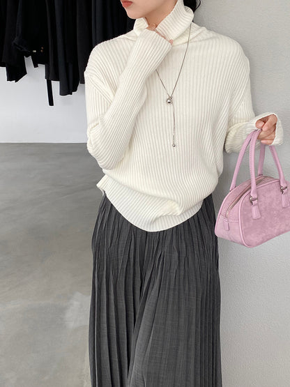 【cimz1388】實拍高領加厚高級感針織毛衣251128