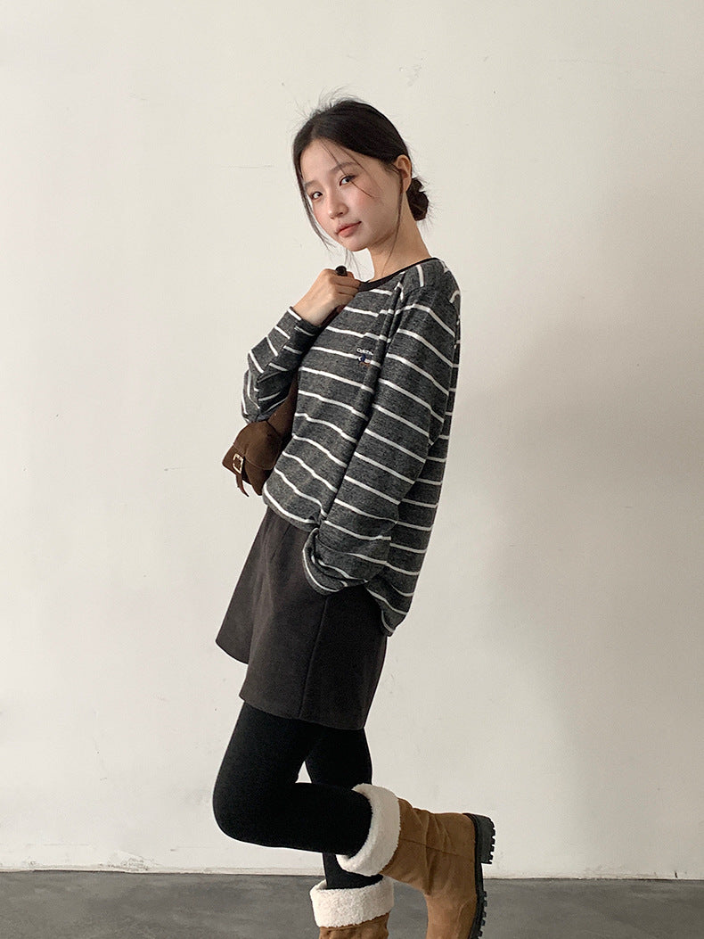 【LD11044】實拍厚款毛呢西裝短褲後鬆緊腰251202