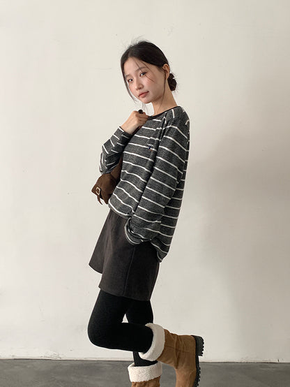 【LD11044】實拍厚款毛呢西裝短褲後鬆緊腰251202