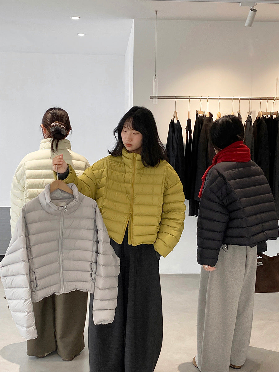 【cimz6383】實拍高領寶款排骨白鴨絨外套（白鴨絨90）251120