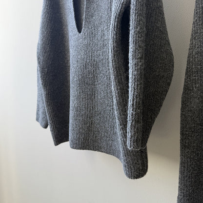 【YP680】 實拍深V慵懶毛衣＋針織長裙(含羊6%) 套裝251023