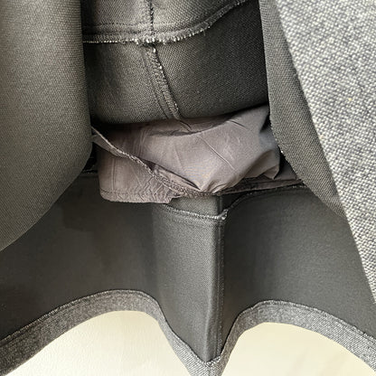 【Y8076】實拍氣質羊毛30%毛呢微花苞傘裙251201