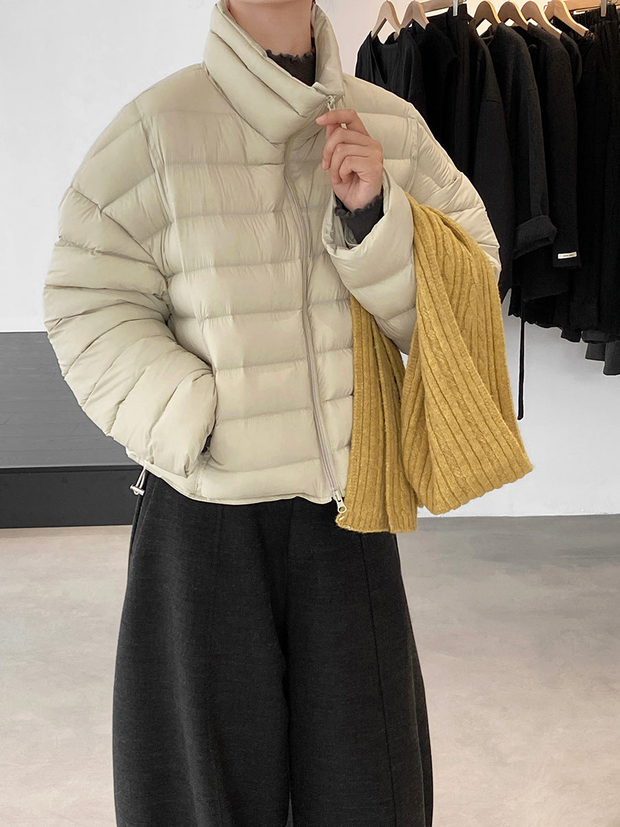 【cimz6383】實拍高領寶款排骨白鴨絨外套（白鴨絨90）251120