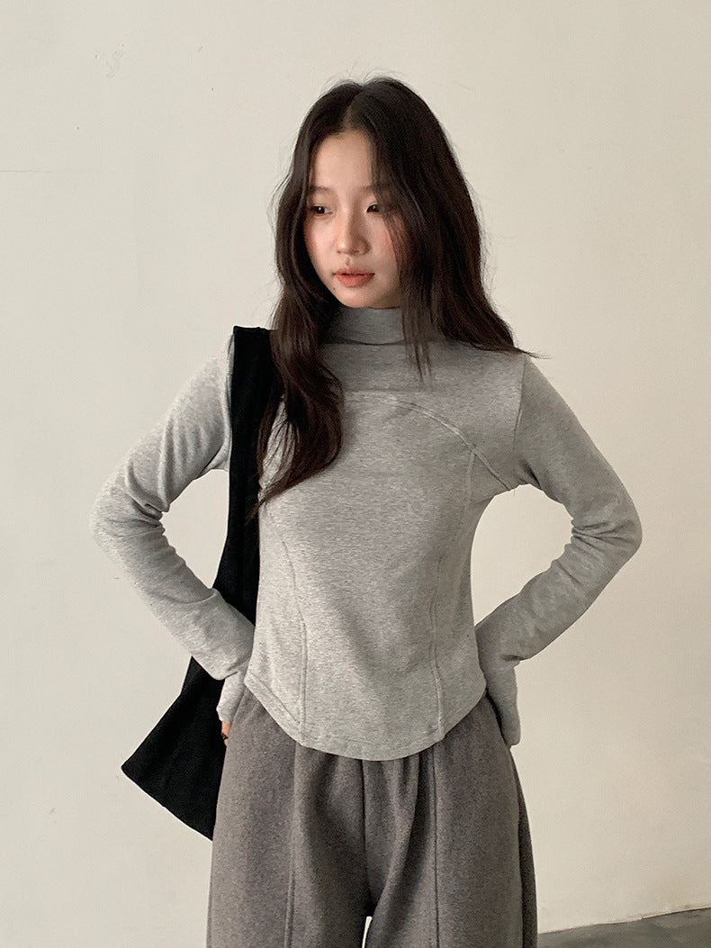 【LD11036】實拍雙頭拉鍊海軍領條紋針織開衫251202