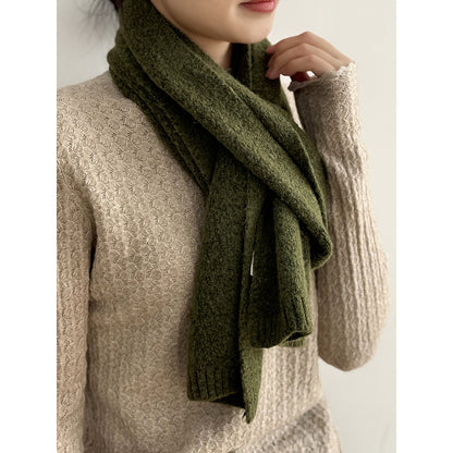 【Y2505】實拍氣質高級感混羊毛針織圍巾251201