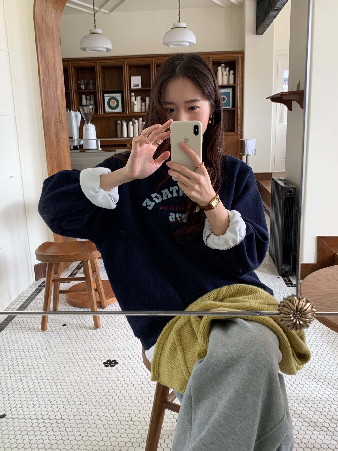 【H5507】實拍假兩件毛巾絨大版加厚衛衣251118