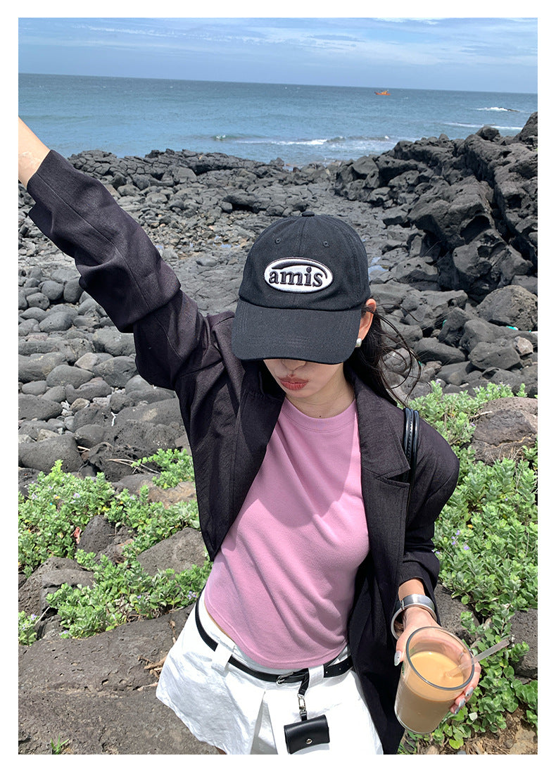 【H5388】實拍基礎7色磨毛圓領短袖T恤250902