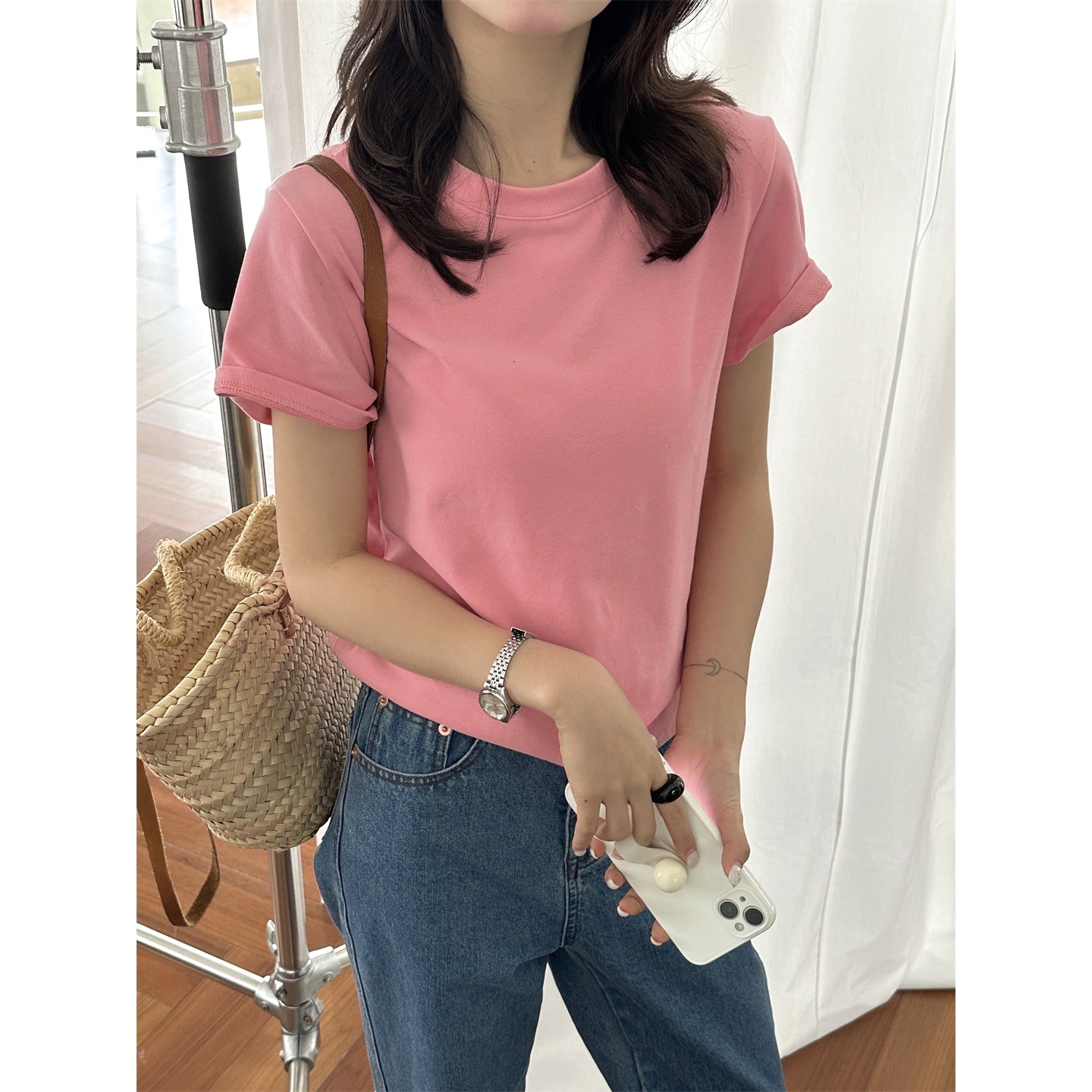 【L8158】實拍檸檬熱銷春夏舒適棉質短袖t恤250414