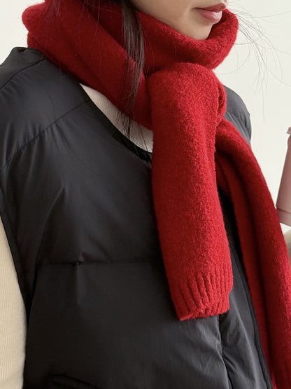 【Y2505】實拍氣質高級感混羊毛針織圍巾251201