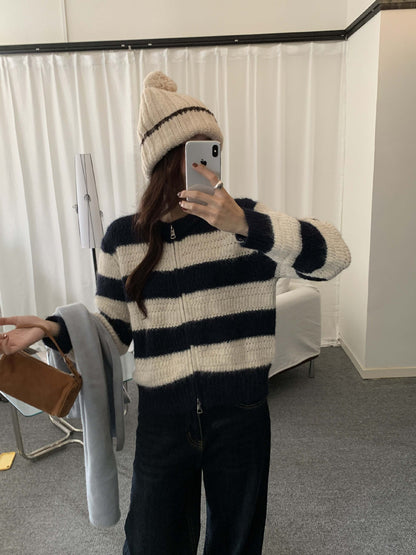 【H5494】實拍復古立體針織外套251109