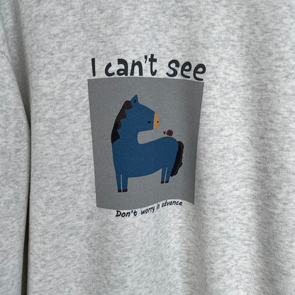 【cimD20307】實拍大人系印花加绒寬鬆衛衣251114