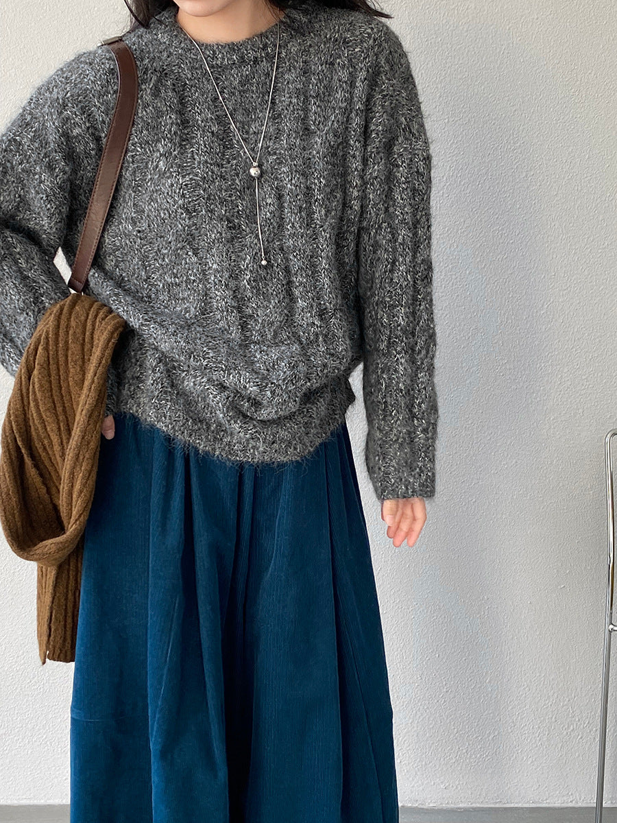 【cimz0307】實拍高級軟糯加厚針織毛衣(羊毛8％）251201