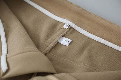 【LD3302】實拍S~XL秋冬顯瘦直筒毛呢休閒褲251103