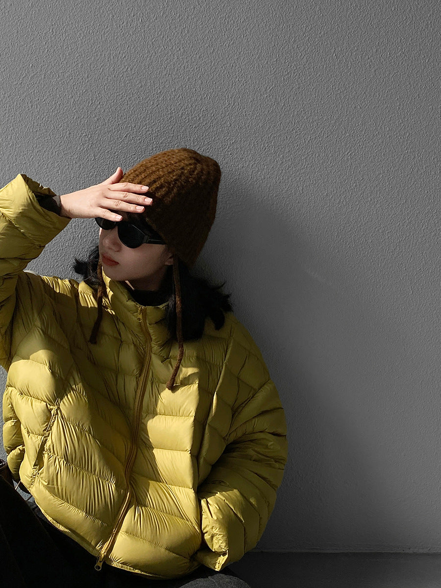 【cimz6383】實拍高領寶款排骨白鴨絨外套（白鴨絨90）251120