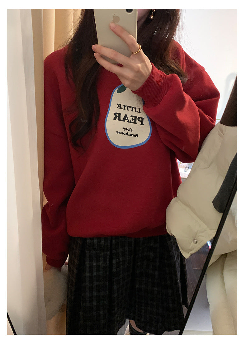 【H5515】實拍酪梨印花厚款加絨衛衣
251118