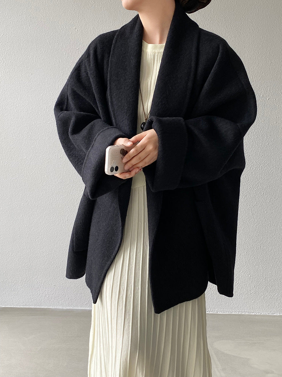 【cimz519】實拍冬天澳羊毛100%雙面呢大衣外套251201