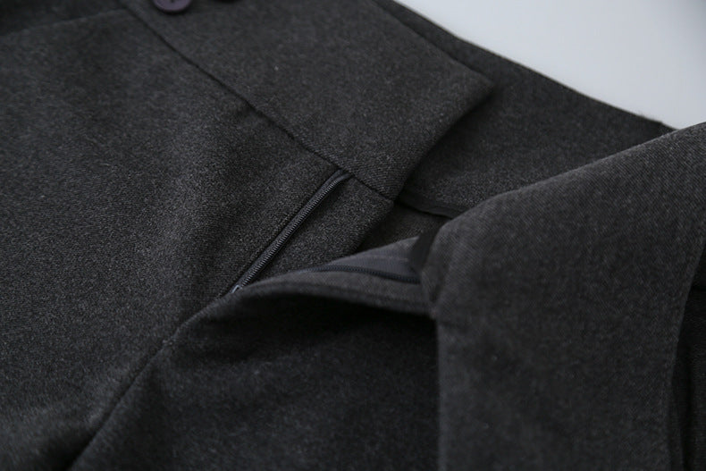 【LD11048】實拍S~XL秋冬毛呢厚款高腰直筒褲251202