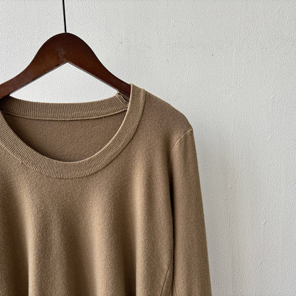 【Y275】實拍冬季U領長袖針織衫251106