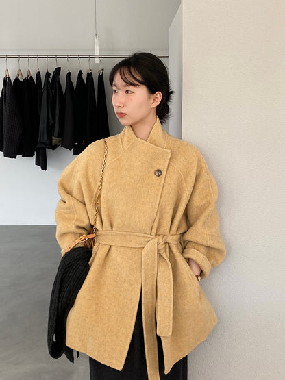 【cimzD6616】實拍高級大氣款雙面羊毛呢廓形外套大衣（100羊毛）251120