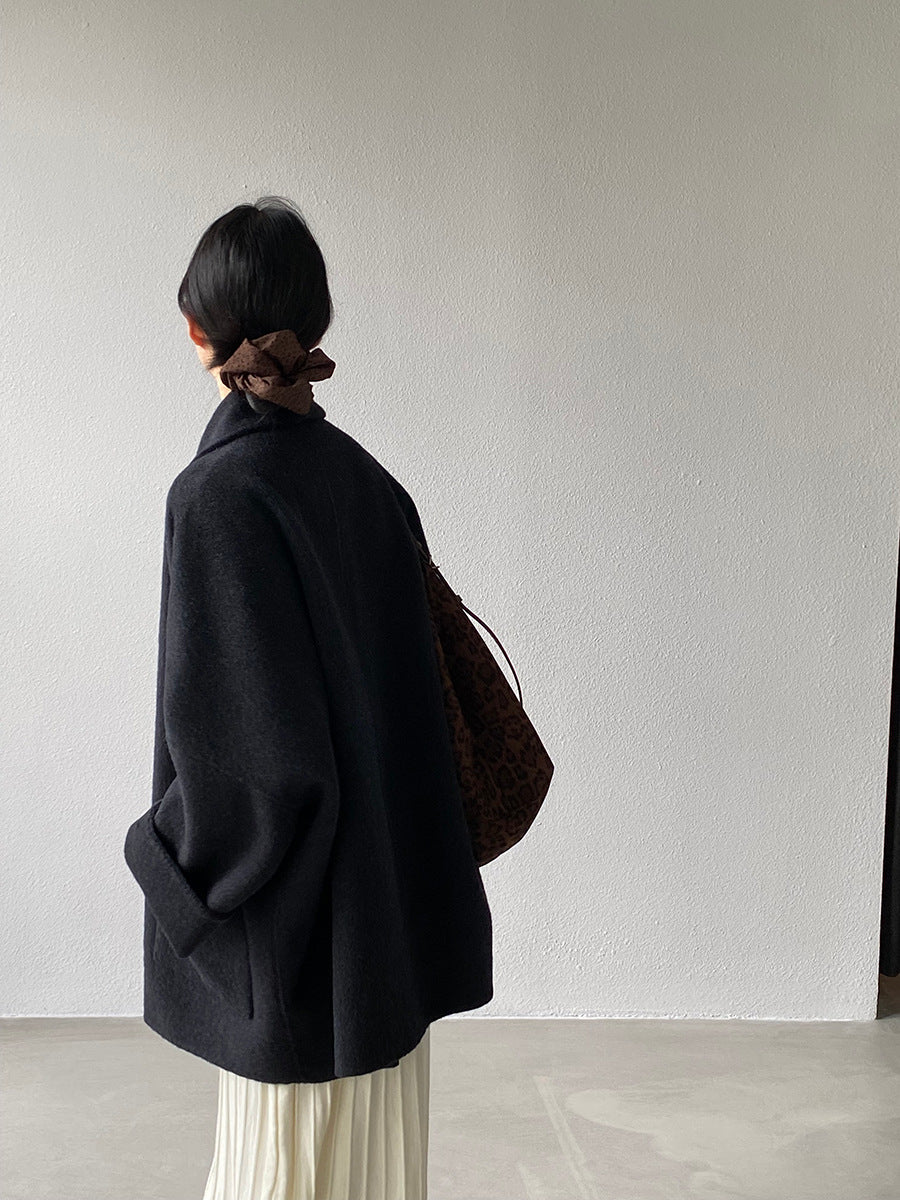 【cimz519】實拍冬天澳羊毛100%雙面呢大衣外套251201