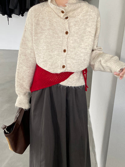 【cim8616】實拍質感加厚慵懒態度高領針織毛衣251114