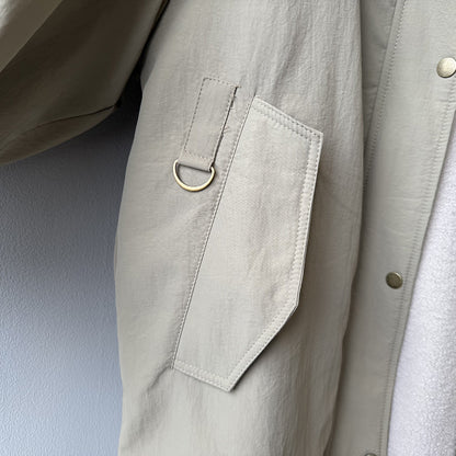 【Y82650】實拍立領帥氣內裡羊羔毛工裝外套251016