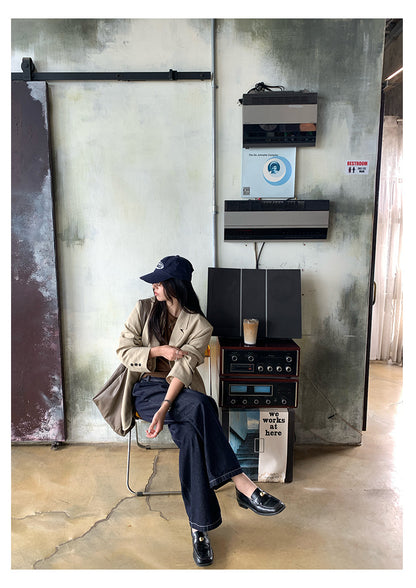 【H5385】實拍韓版秋季顯瘦休閒西裝外套250902