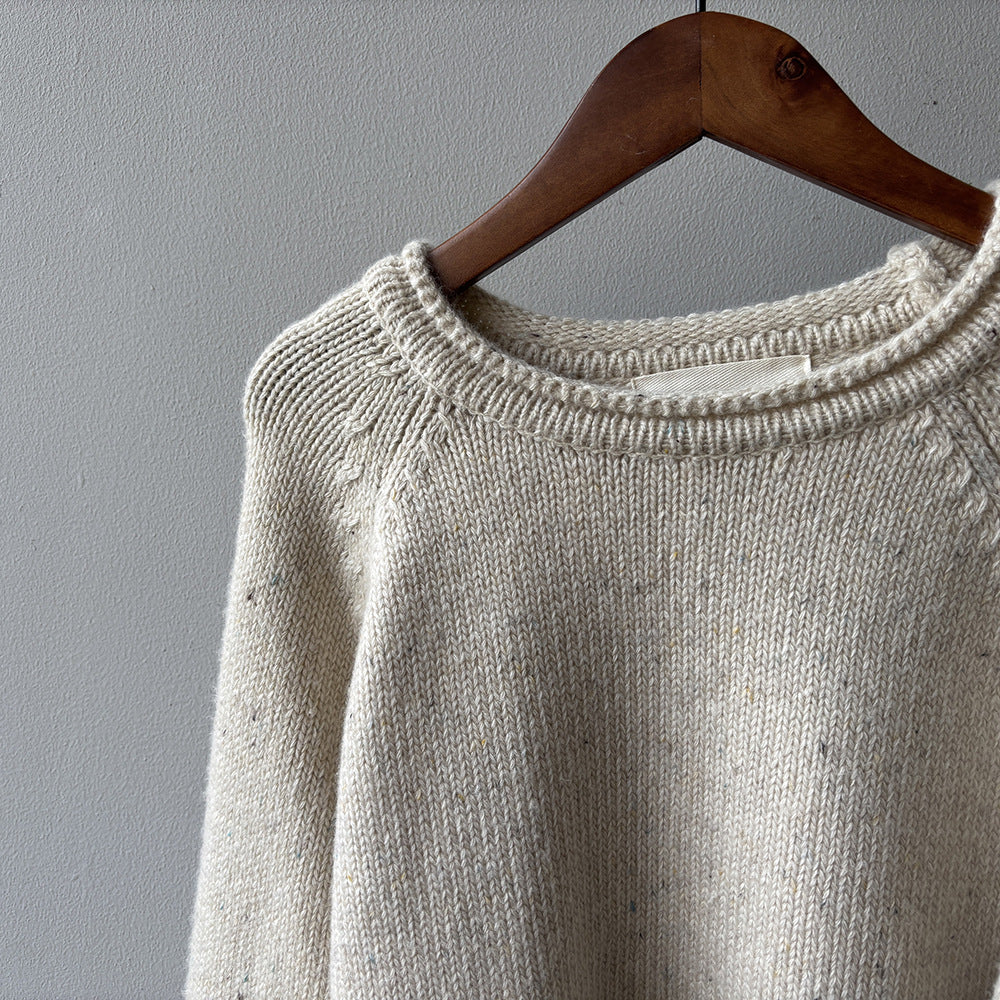 【Y276】實拍冬季軟糯慵懶保暖針織毛衣（棉羊毛10%)251106