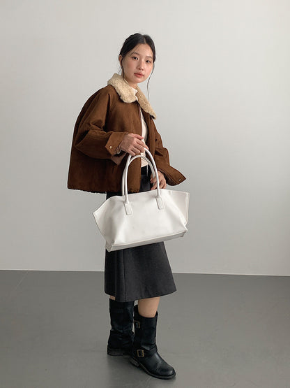 【LD3300】實拍S~XL韓版高腰顯瘦毛呢A字裙＋腰帶251103