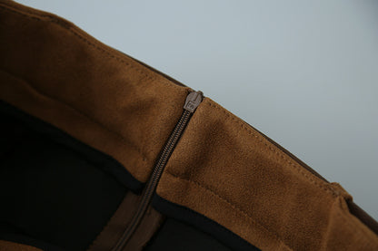 【LD11016】實拍冬季復古麂皮絨A字裙251110