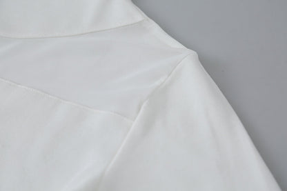 【LD11024】實拍氣質網紗拼接加絨半高領長袖T恤251124