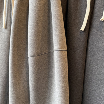 【Y82678】 實拍鬆緊腰抽繩顯瘦闊腿九分褲裙251023