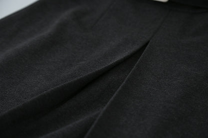 【LD3300】實拍S~XL韓版高腰顯瘦毛呢A字裙＋腰帶251103