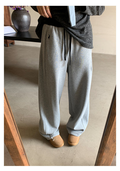 【H5508】實拍M~XL懶懶加厚奧粒絨舒適休閒彎刀褲型251118