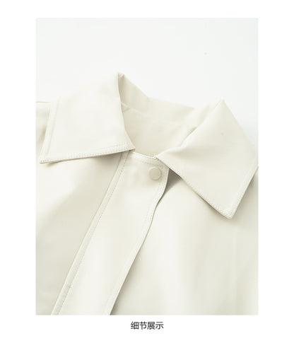 【H5480】實拍復古男友款PU皮外套251109