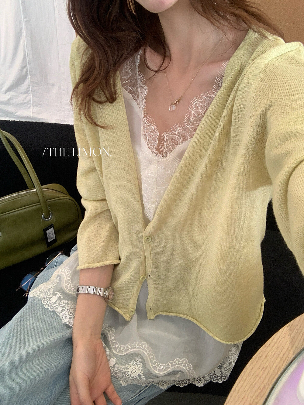 【LSC1092】夏日防曬仙女款☁️氣質圓領竹節麻薄款針織防曬小外套260428