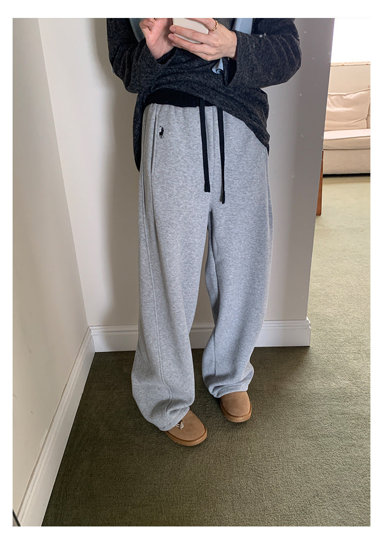 【H5508】實拍M~XL懶懶加厚奧粒絨舒適休閒彎刀褲型251118