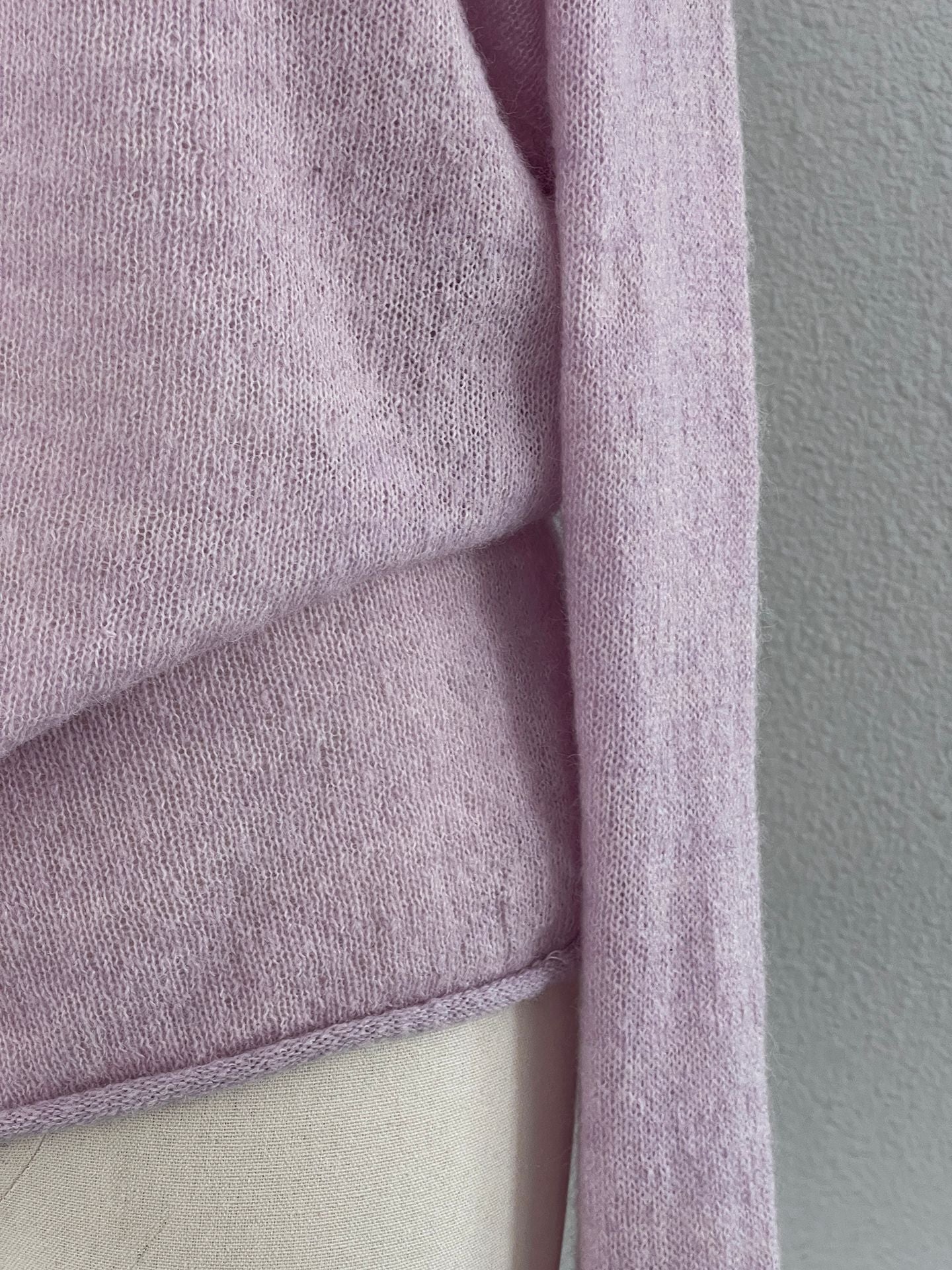 【cimzF632】微性感慵懶風💜羊毛10%一字肩顯瘦露肩長袖針織衫260319