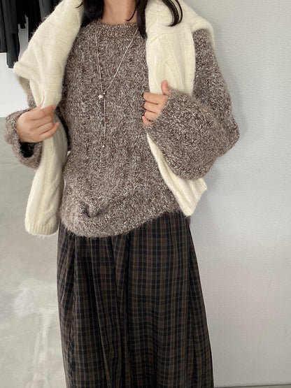 【cimz0307】實拍高級軟糯加厚針織毛衣(羊毛8％）251201