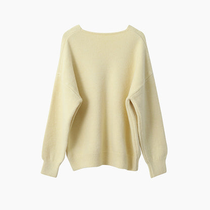 【LD3281】實拍慵懶寬鬆棉羊絨針織毛衣251103