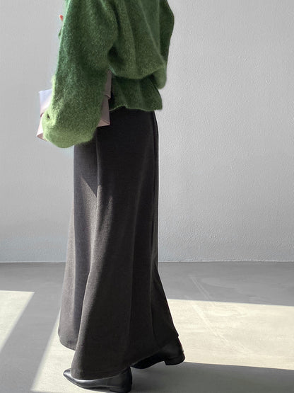 【cimz1722】實拍高級雙面絨感保暖顯瘦直筒裙251201