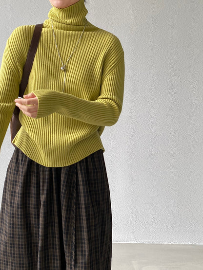 【cimz1388】實拍高領加厚高級感針織毛衣251128