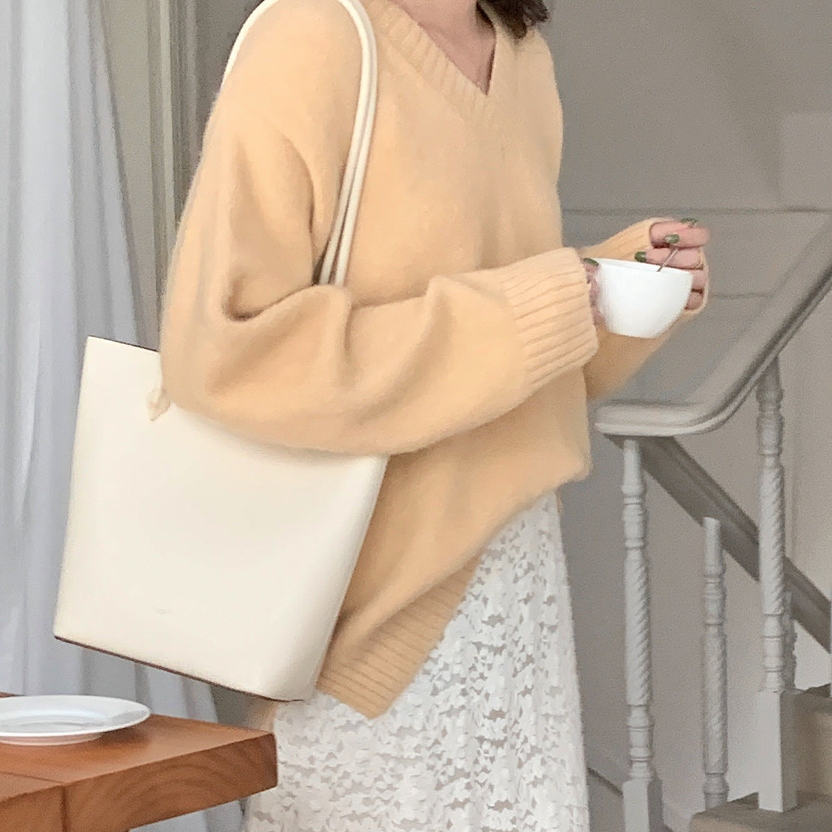 【LD9538】實拍慵懶軟糯寬鬆長袖針織毛衣251103