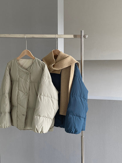 【cimz1010】實拍冬日温暖加厚90％白鴨絨羽絨外套大衣251128