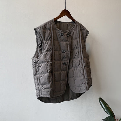 【Y82633】實拍輕暖羽絨背心（含90％白鴨絨）251016