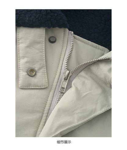 【H5498】實拍韓系加厚保暖長款棉服大衣外套251118